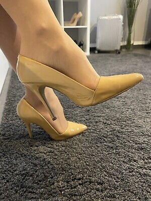 Buffalo London 39 getragen gebraucht Nude/Beige High Heels Pumps  | eBay