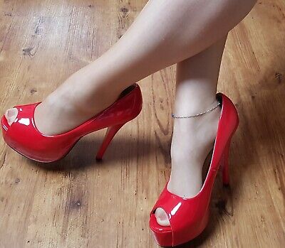 High Heels Pumps von Jumex Gr. 40 wie neu nur drinnen getragen; rot  | eBay