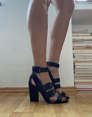 ZARA Sandaletten Pumps schwarz, 39  | eBay