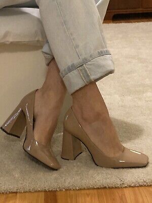 H&M Pumps Medium 38 gebraucht Beige Lackschuh  | eBay