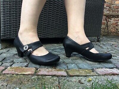 Riemchen Pumps Gr.40 schwarz  | eBay