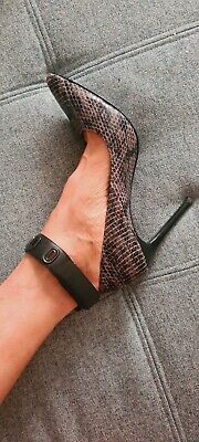 HOT ? Damen Sexy Schuhe Pantoletten Pumps 40 Leder Gern getragene Party  | eBay