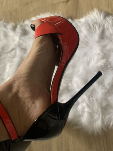 High heels Getragen 37 Lack Sexy ? 12 Cm  | eBay