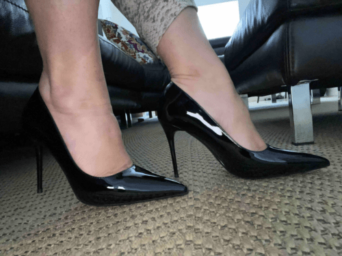 Extrem spitze Lack Pumps 10cm Stiletto Absatz edel neu 41  | eBay