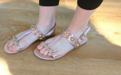 Sandalen buffalo 39 Nude Rose gold Neu satin   | eBay