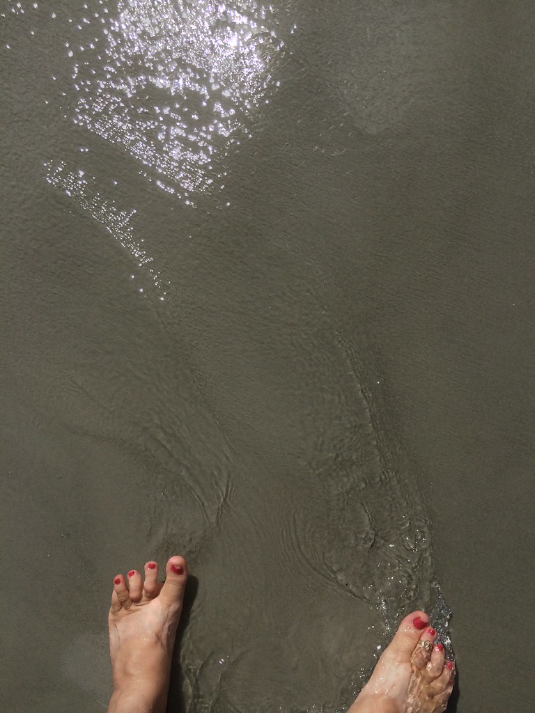 Feet in the water Hilton Head, S. Carolina