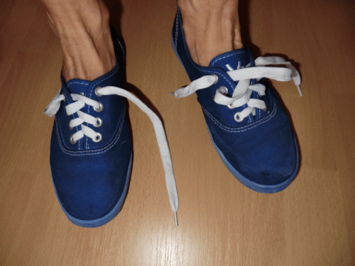 coole Stoff-Sneaker gern getragen blau für Liebhaber und Sammler Gr. 38-39  | eBay