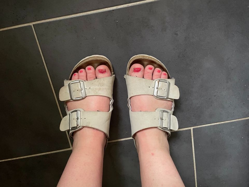 Getragene unechte Birkenstock Gr.38