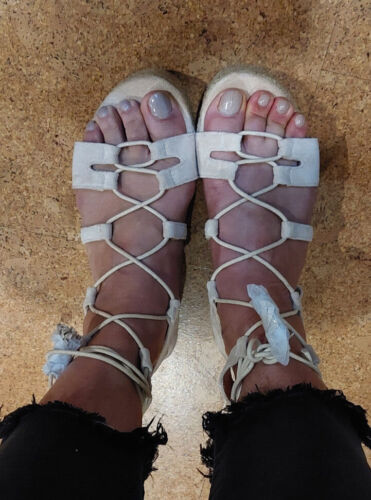 Nio Nio Sandalen zum flexiblen Binden, 40,  creme, NEU nie getragen!  | eBay