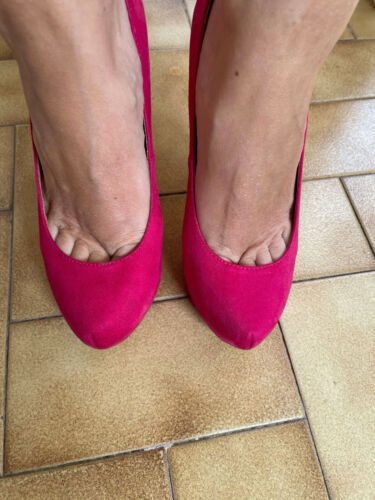 High Heels red pumps Woman Primadonna pink suede sexy ladies platform  | eBay