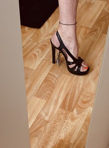Zara Basic Highheel Sandaletten 41 Lack kroko  | eBay