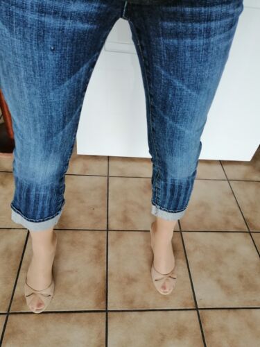 Stylische Jeans 3/4 QS Blau Gr. 27 Gebraucht  | eBay