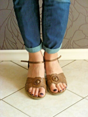 Marco Tozzi: sexy Riemchen Sandale Sandalette High Heels Leder Gr.38 - wie neu  | eBay