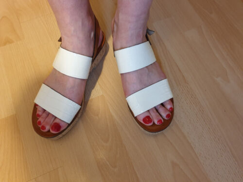 BARTU WEISSE SOMMERSANDALEN GR.41  | eBay