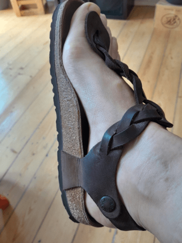 Damen Mädchen Schuhe, BIRKENSTOCK, Gr. 35, Riemchen, braun, gebr.  | eBay