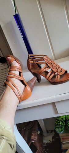 High heels* gr. 38 * aus Italien * Echtleder *getragen sehr guter Zustand   | eBay