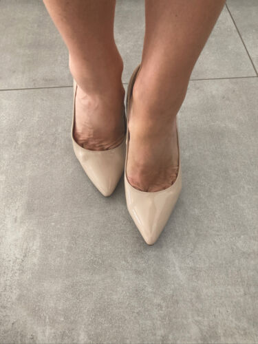 High Heels Größe 39 -  Getragen-guter Zustand  Sammler. Beige Nude  | eBay