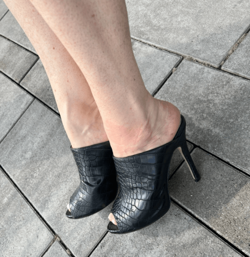 Buffalo High Heels Pantolette schwarz 12,5 cm G. 38 Sammler, Liebhaber  | eBay