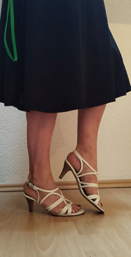Gr.40 MARCO TOZZI weiße Riemchen-Sandaletten Weite ca. F  | eBay