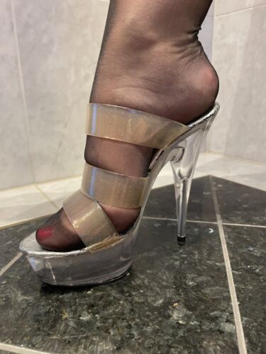 High Heels Mules in 36 in transparent clear von Biond - Stark Beansprucht  | eBay