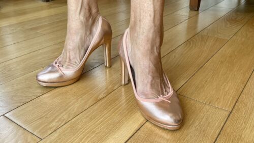 Chaussures Tess Repetto rose Or T 40   | eBay