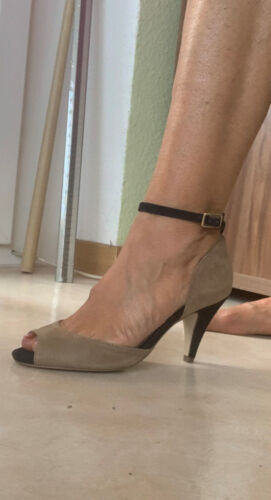 Damen Shuhe MINOZZI Milano, Pumps / Sandalen Größe 36 Taupe   | eBay