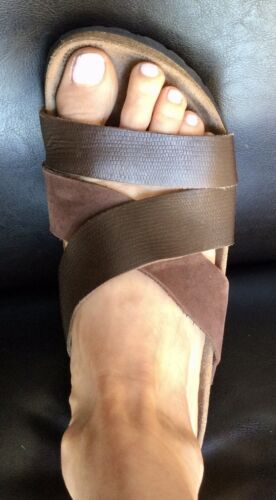 Orthopädische Sandale Sandalette Pantolette echt Leder braun Gr. 38  | eBay