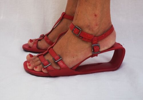 UN United Nude Pumps High Heels Lackleder Leder Rot Riemchen Gr. 40 Top Zustand!  | eBay