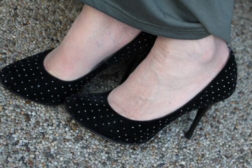 schwarze High Heels von Raxmax Gr. 40, 11cm, getragen,  | eBay