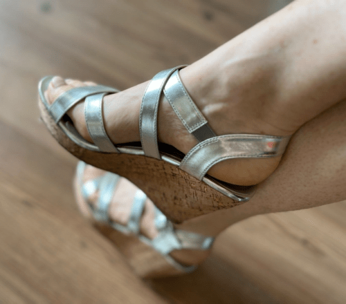 LASCANA silberne Sandalen - ca. 10 cm Absatz, gerne getragen, Sammler, Liebhaber  | eBay