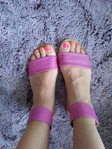 Kämpgen Salamander Sandalen Echt Leder Pink Gr. 40  Schuhe Schlappen  Riemchen   | eBay