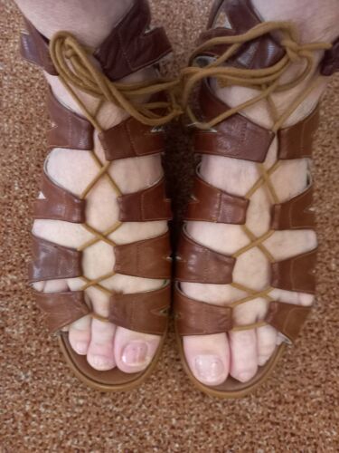 Sandalen Schnürsandalen Riemchen Römersandalen  | eBay