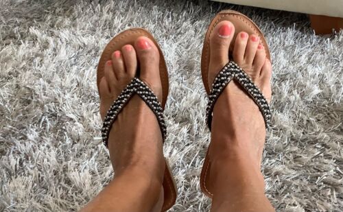 Flip Flops, 3 Paar, 41,  von Tamaris mit Strass in schwarz, orange und mint  | eBay