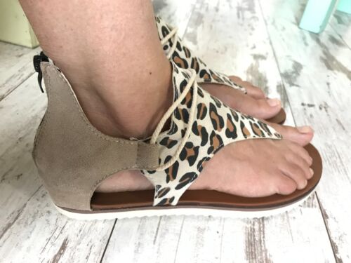 süße Flip Flops Gr.42  Zehentrenner Zehenteiler NEU Leoparden Optik Sandalen  | eBay