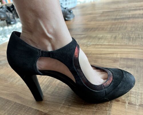 Plateau Sling Pumps von Geox - Gr. 38- schwarz MEGA - NP 119€  | eBay