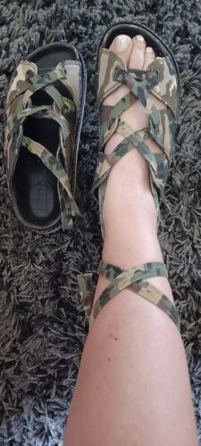 Schuhe camouflage Zara Sandalen  | eBay