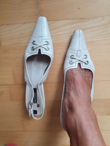 Peter Kaiser Schuhe, Pumps, High Heels, Slingpumps Gr. 38 (5) In Elegantem Creme  | eBay