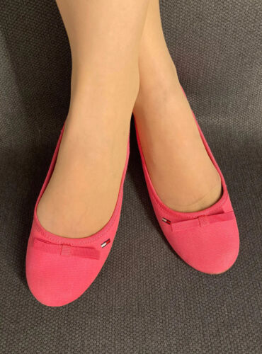 Tommy Hilfiger Ballerinas Pink 38 - Gerne getragen - Sammler und Liebhaber   | eBay