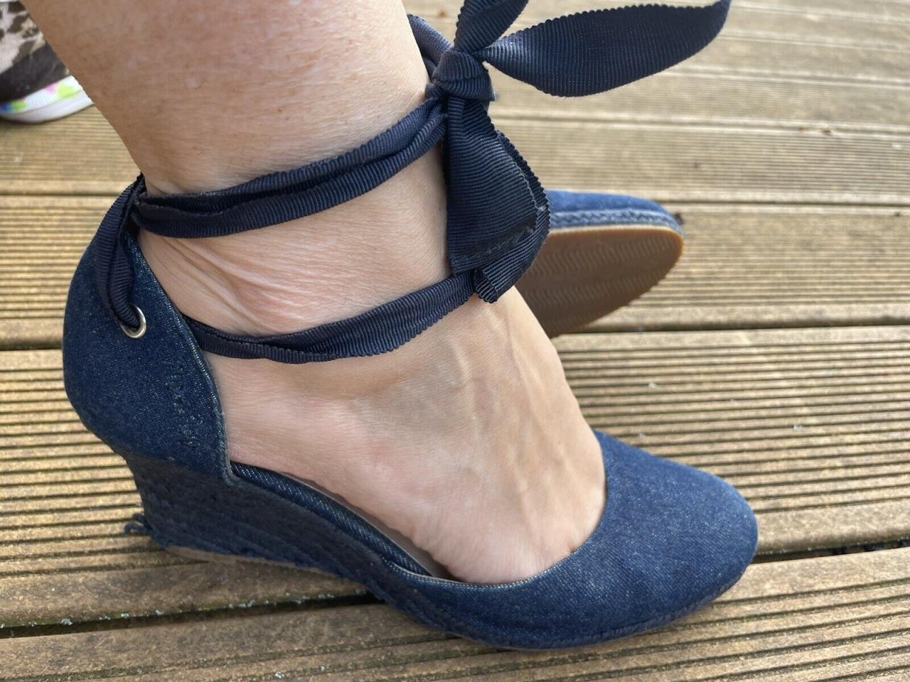 Keilabsatz Jeans sandalen 39, Blau, flip *flop | eBay