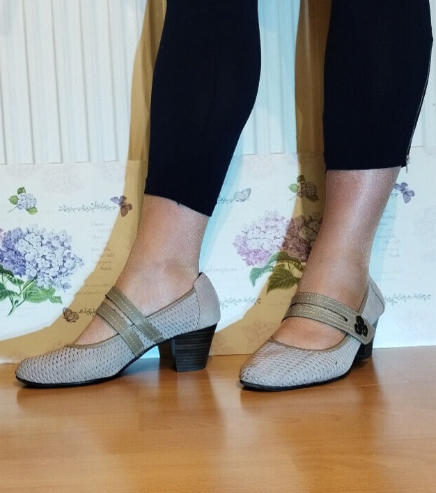 Gr.7H JANA Pumps Taupe (40,5 od. 40 1/2) Weite H | eBay